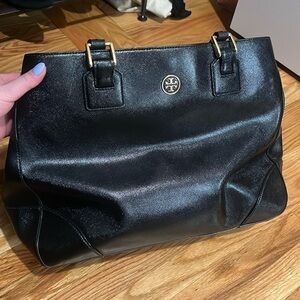 Shape has relaxed a bit. No odor, no rubbing or damage on body or straps.